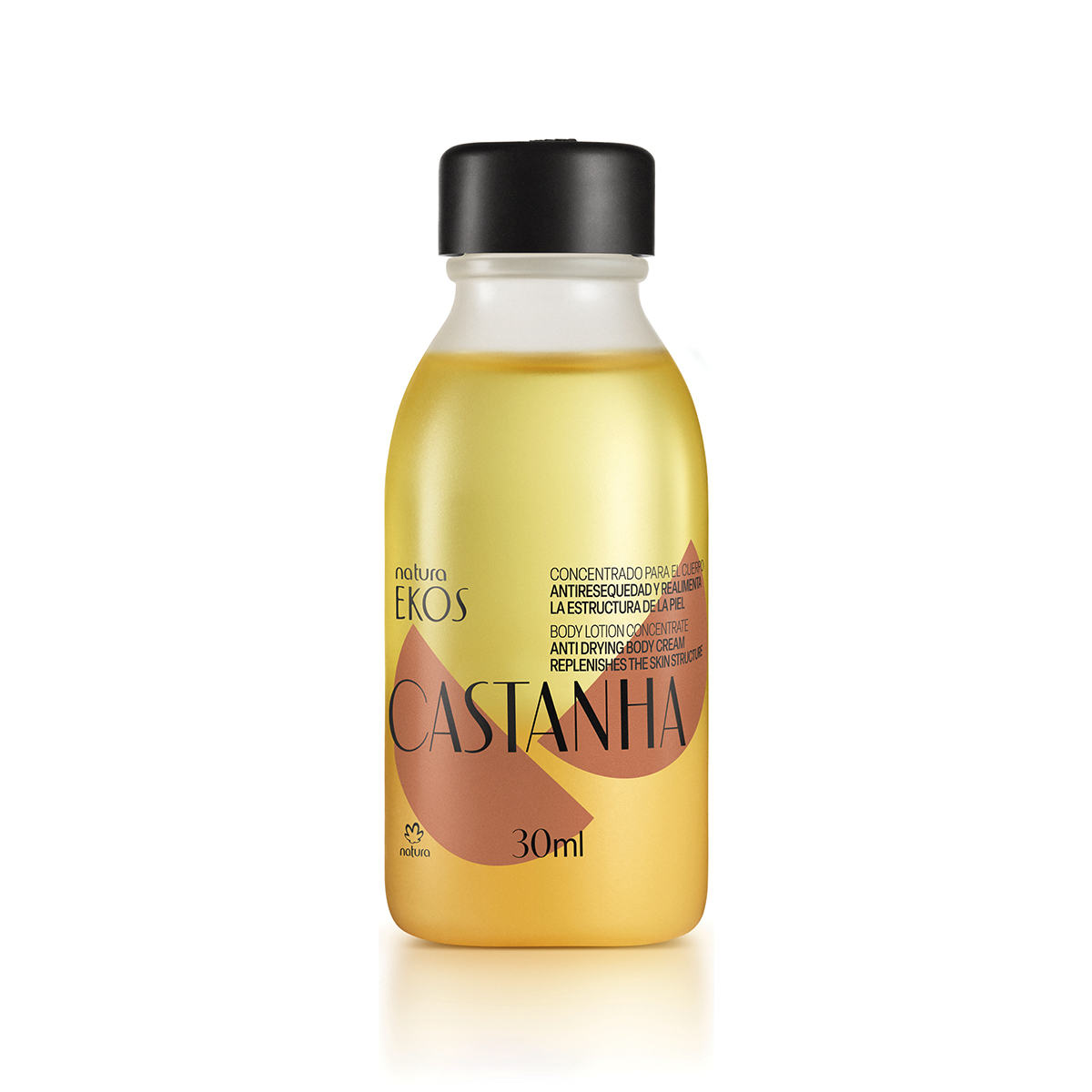 Repuesto Concentrado Corporal en Crema Ekos Castaña