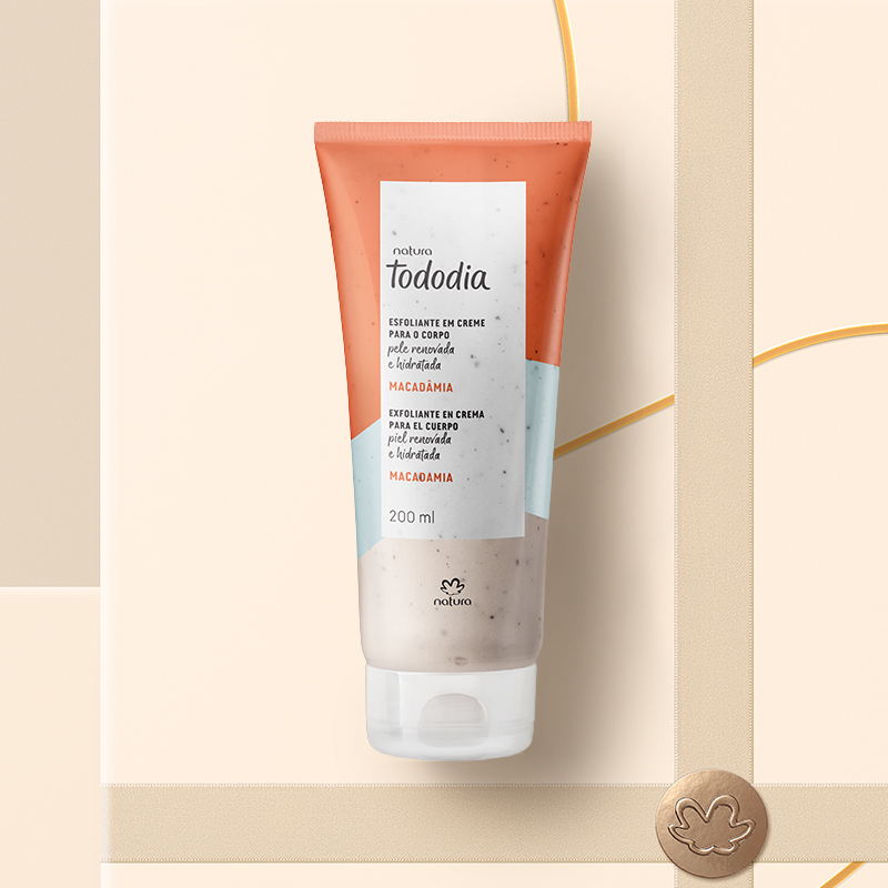 Tododia Crema exfoliante corporal macadamia 200 ml