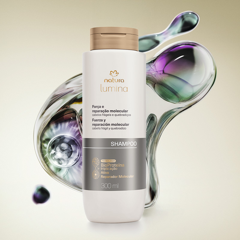 Lumina Shampoo fuerza y reparación molecular 300 ml