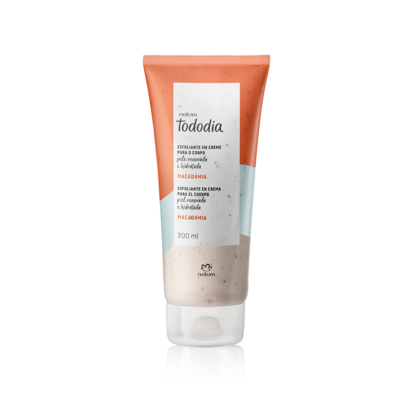 Tododia Crema exfoliante corporal macadamia 200 ml