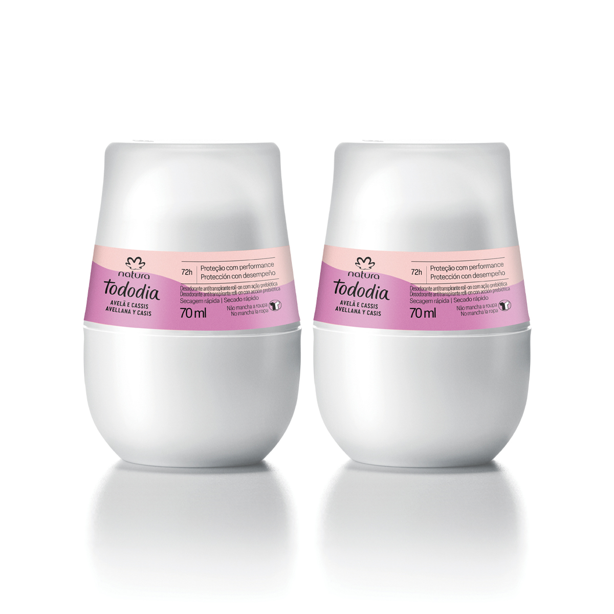 Kit Desodorante Roll-on Tododia Avellana y Cassis