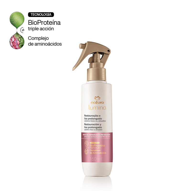 Lumina Spray de aminoácidos pre-secado restauración y lisos prolongados 150 ml