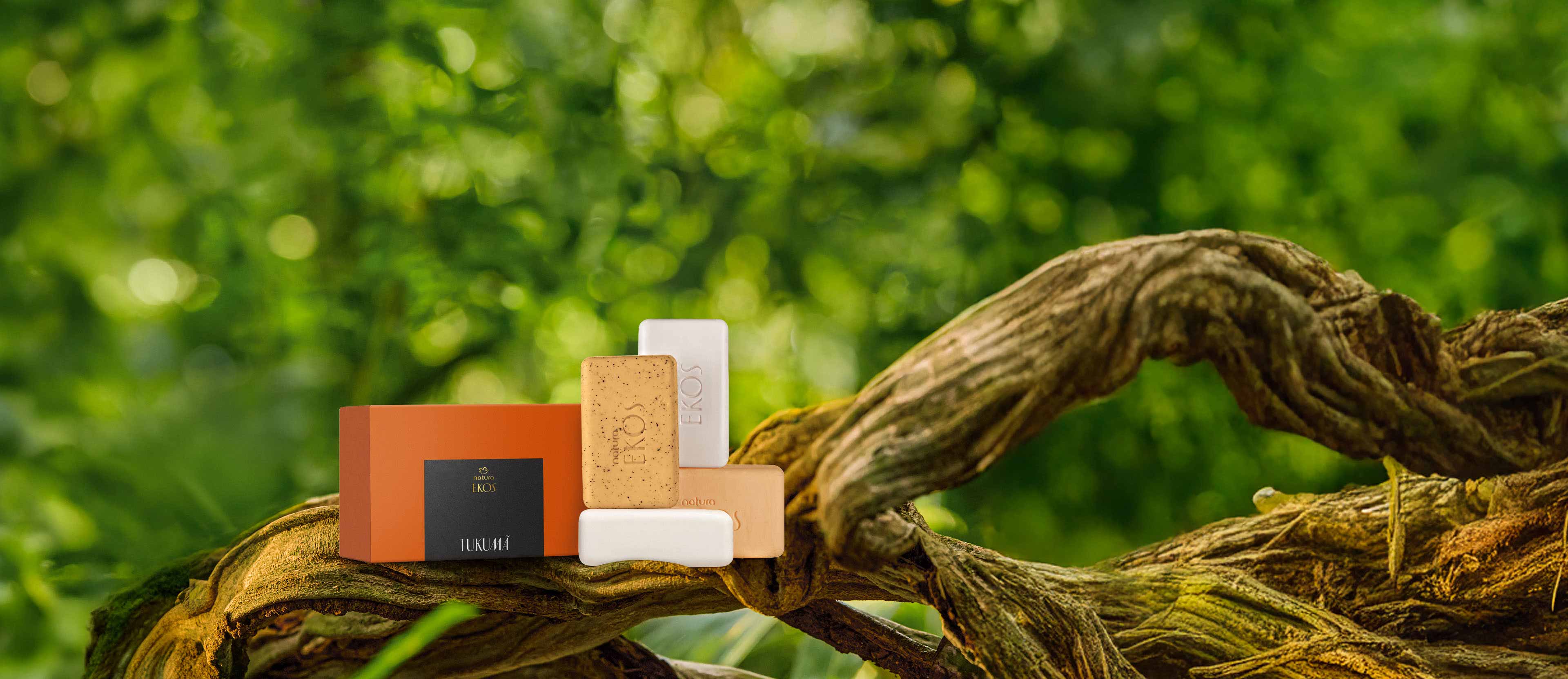 Jabón en Barra Puro Vegetal Ekos Tukumá (4 unidades)