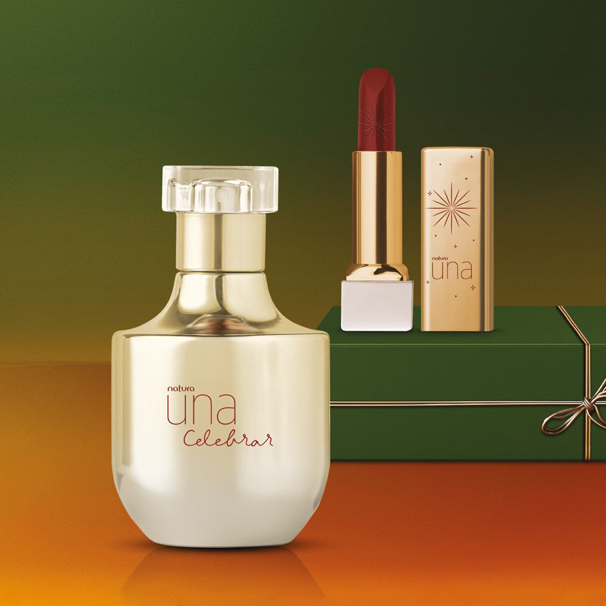 Regalo Natura Una Celebrar con Labial Rojo