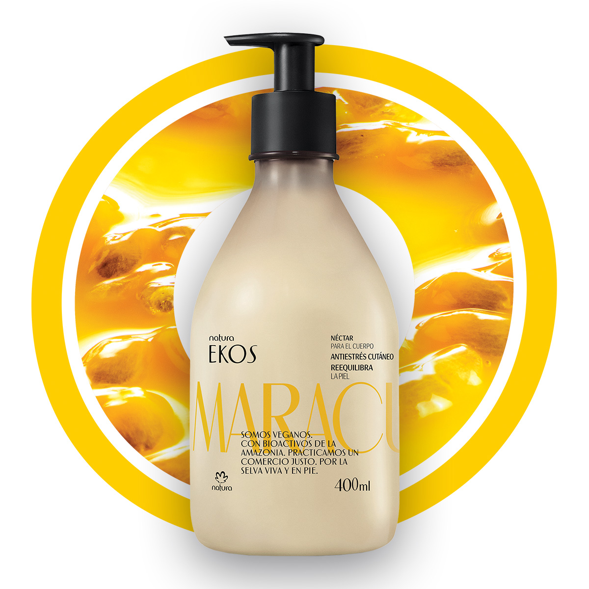Ekos Néctar hidratante corporal maracuyá 400 ml
