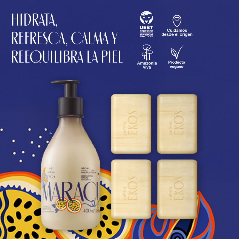 Kit Ekos Maracuyá hidratación y limpieza