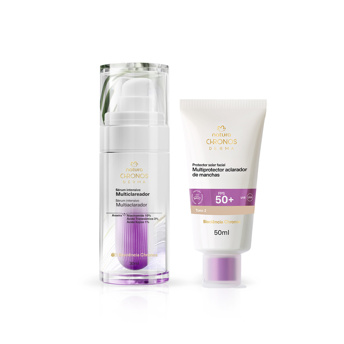 Kit Chronos Derma Antimanchas claro tono 2