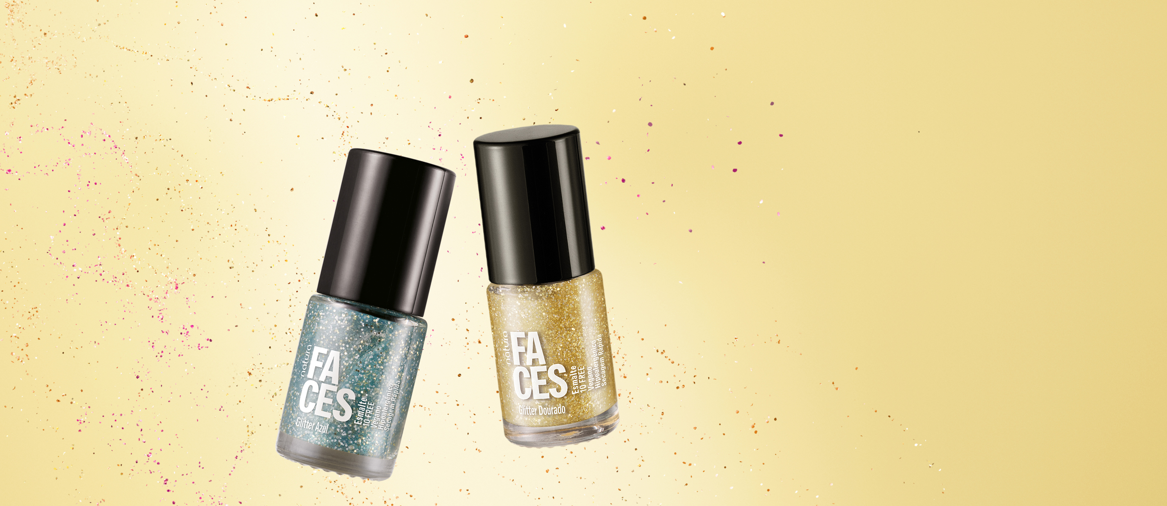 Esmalte Glitter Faces