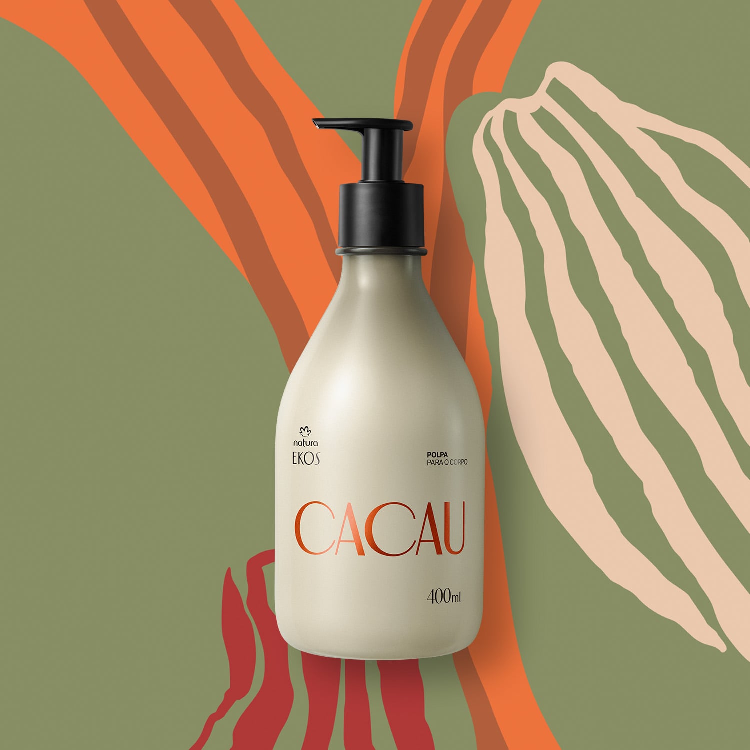 Ekos Pulpa hidratante corporal cacao 400 ml