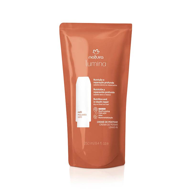 Repuesto Lumina Crema para peinar selladora de cutículas reparación y nutrición 250 ml