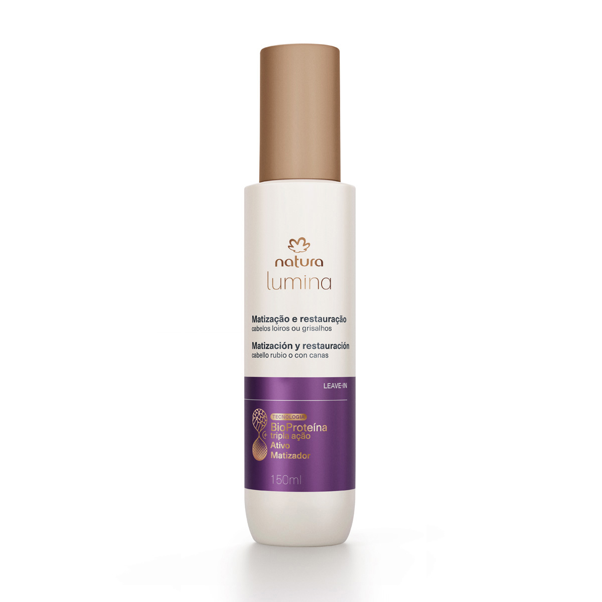 Lumina Fluído matizador multibeneficios rubios y canas 150 ml