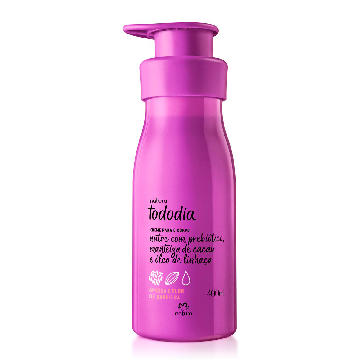 Tododia Hidratante corporal ciruela y flor de vainilla 400 ml