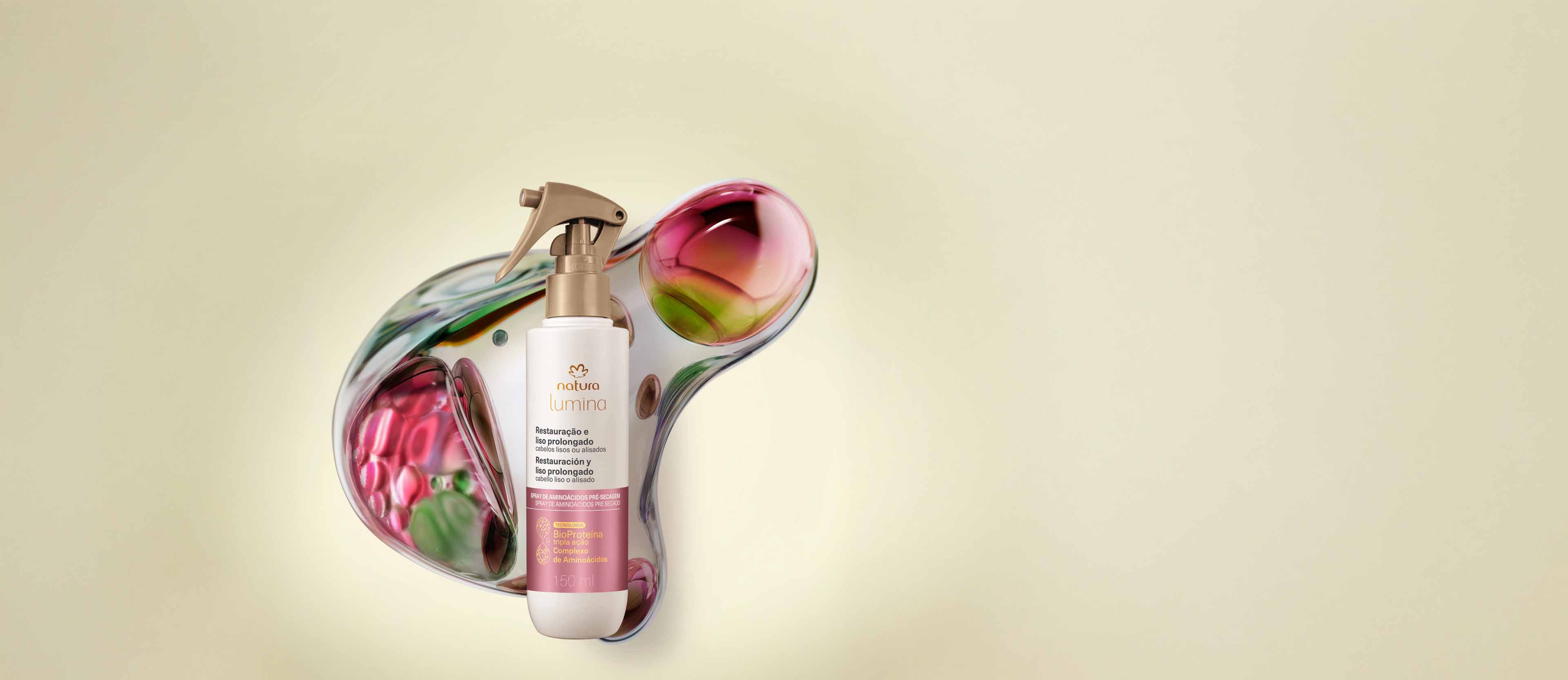 Lumina Shampoo restaurador restauración y lisos prolongados 300 ml