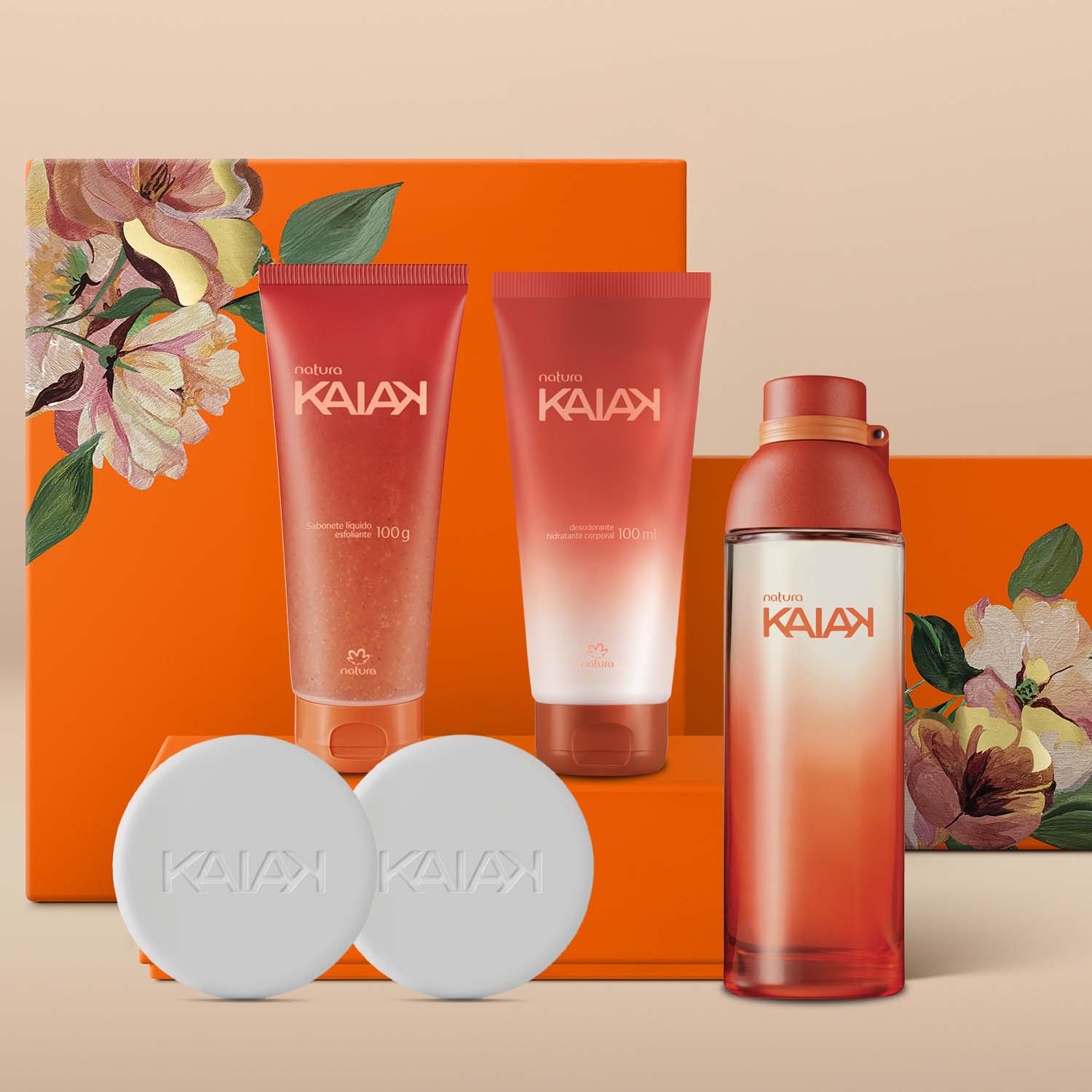 Regalo Madres Kaiak Clásico Femenino (1 EDT + 1 crema + 1 exfoliante + 2 jabones)