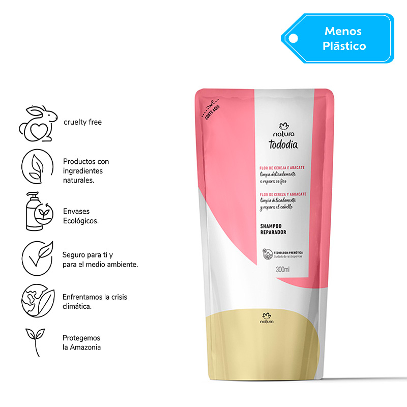 Repuesto Tododia Shampoo reparador reparación 300 ml