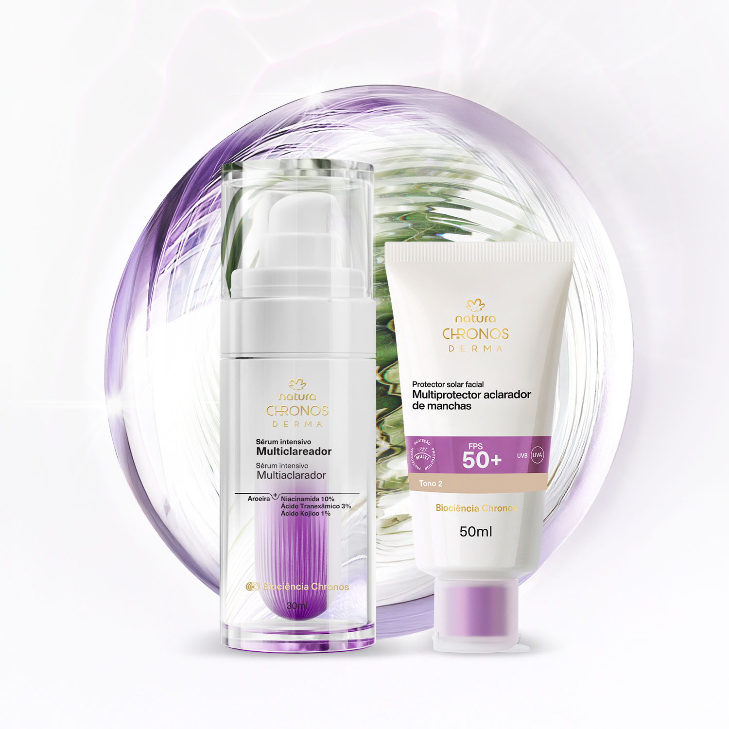 Kit Chronos Derma Antimanchas medio tono 4