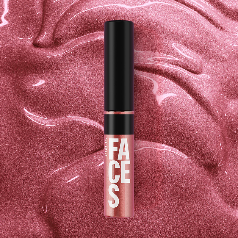 Faces Labial líquido súper brillo rose glam 3,9 ml
