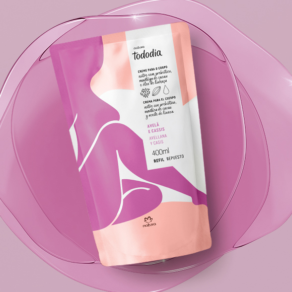 Repuesto Tododia Hidratante corporal avellana y casis 400 ml