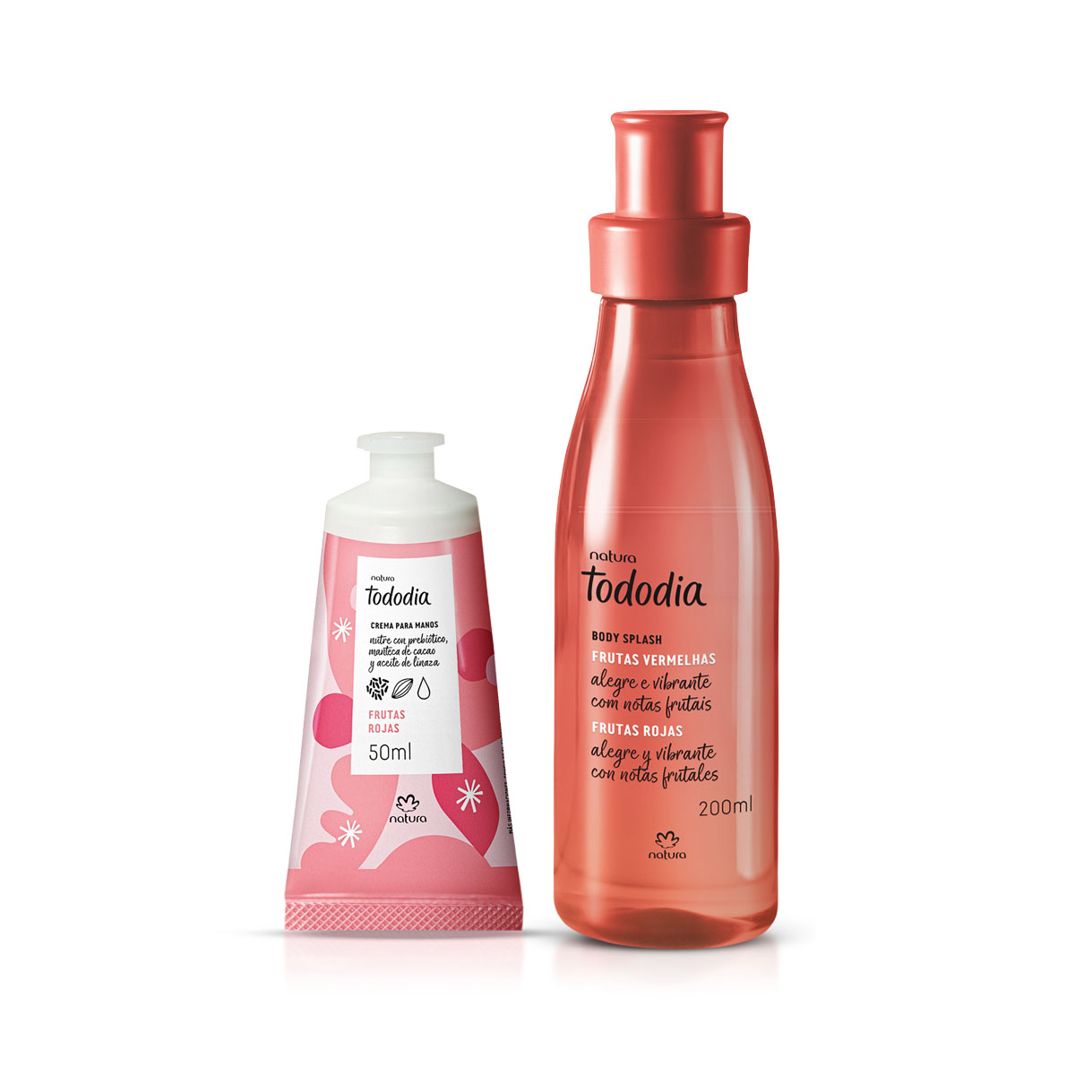 Regalo Madres Body Splash y Crema de Manos Tododia Frutas Rojas