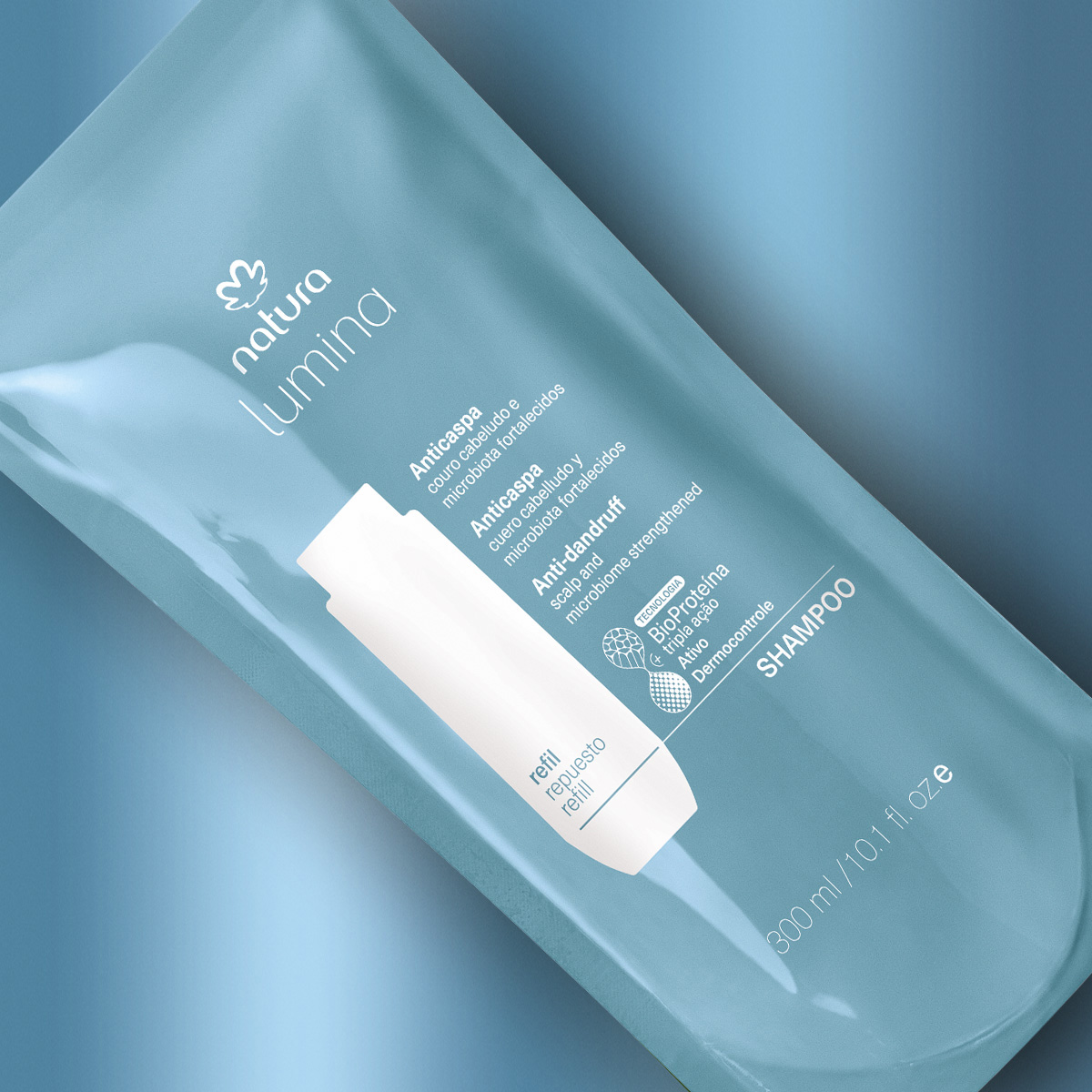 Repuesto Lumina Shampoo reequilibrante anticaspa y equilibrio 300 ml