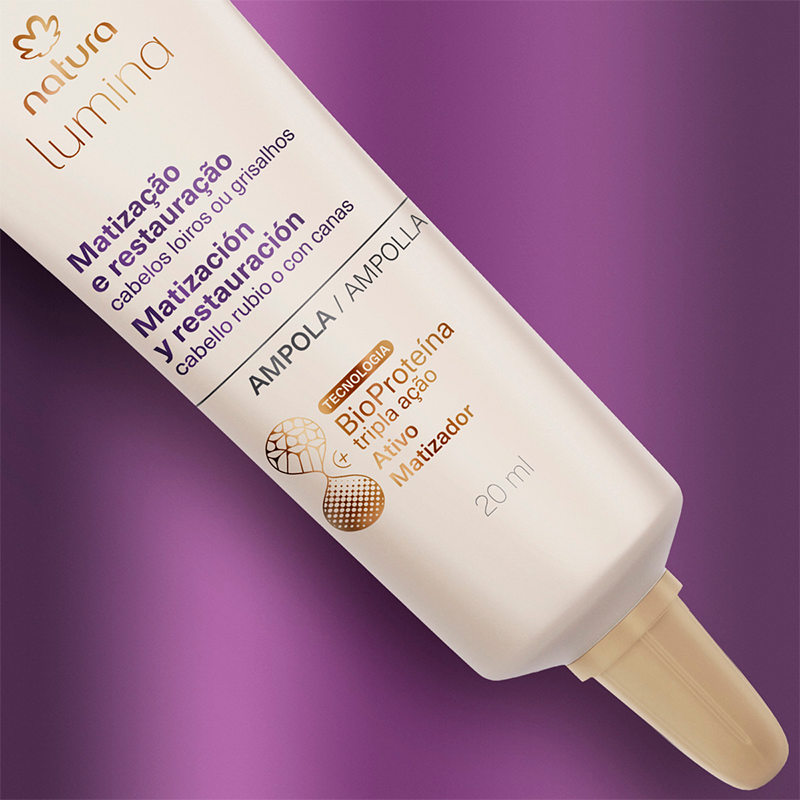 Lumina Ampolla restauración antiamarillamiento rubios y canas 20 ml