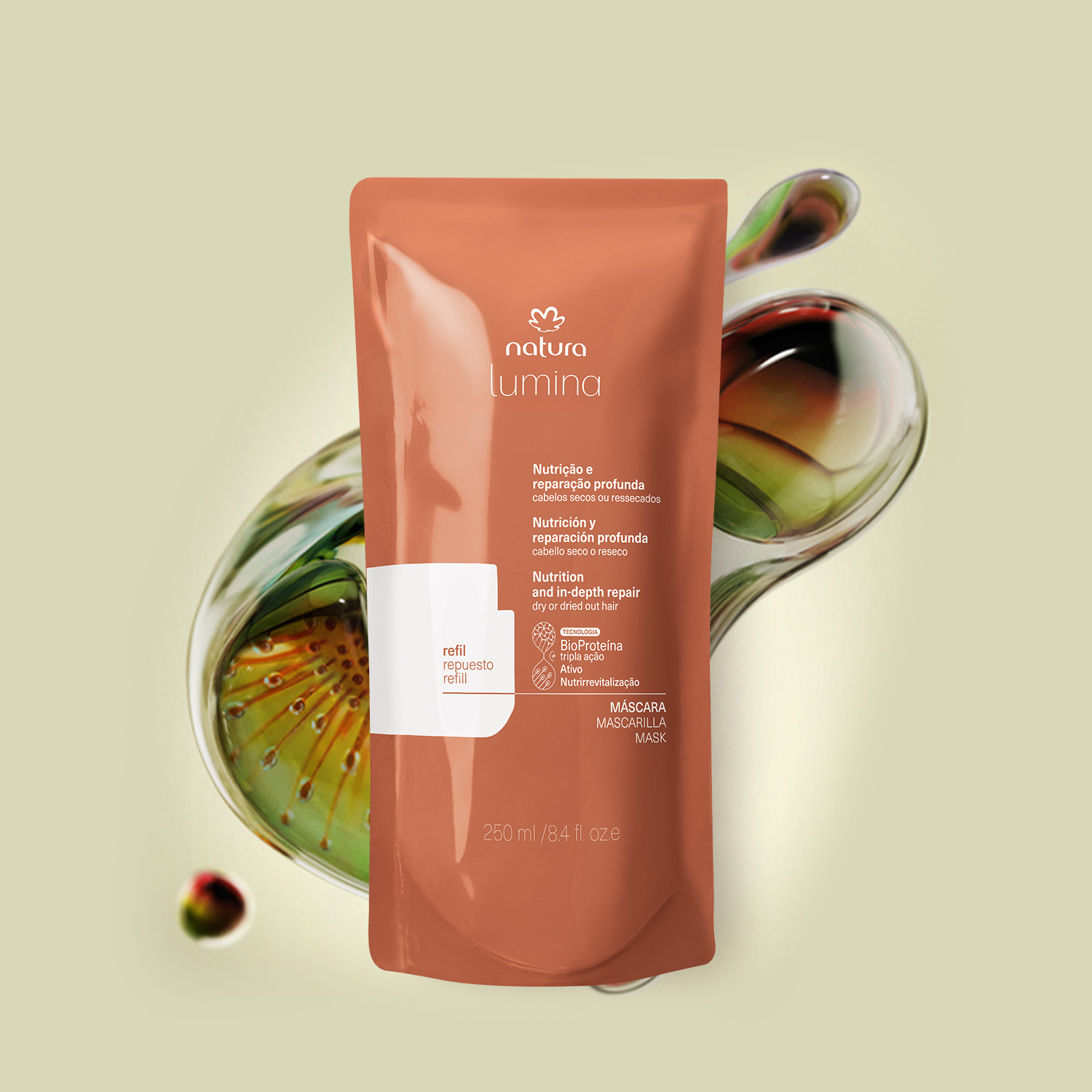 Repuesto Lumina Máscara reparadora reparación y nutrición 250 ml