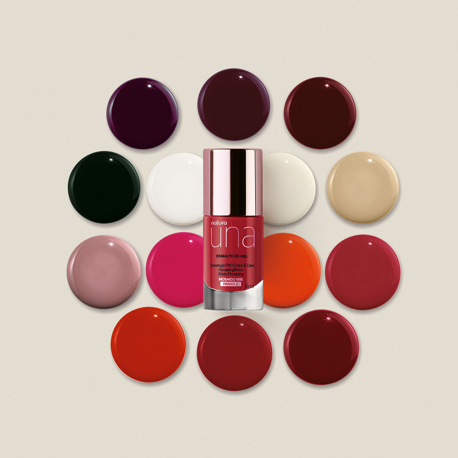 Una Esmalte 3D gel ceramica 980 8 ml