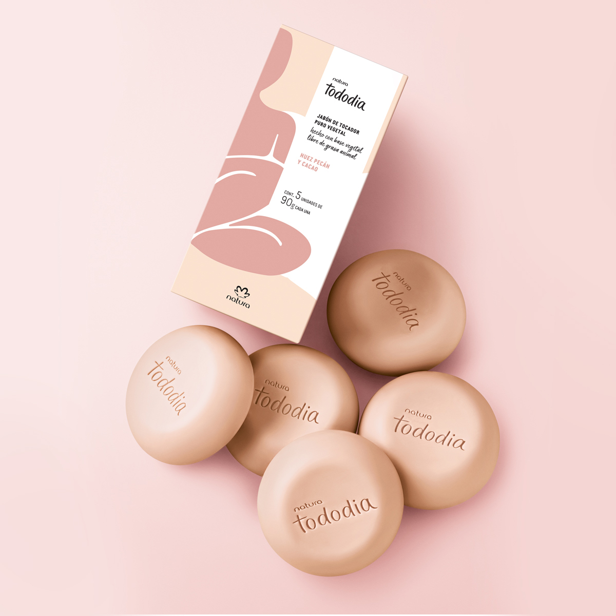 Jabones Tododia nuez pecán y cacao