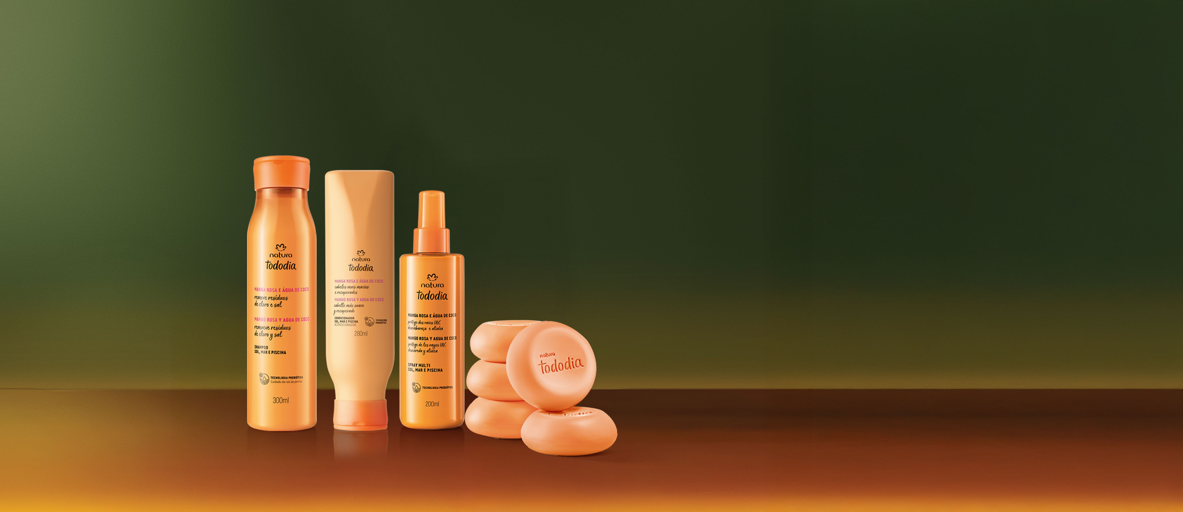 Kit Sol, Mar y Piscina Tododia Mango Rosa y Agua de Coco