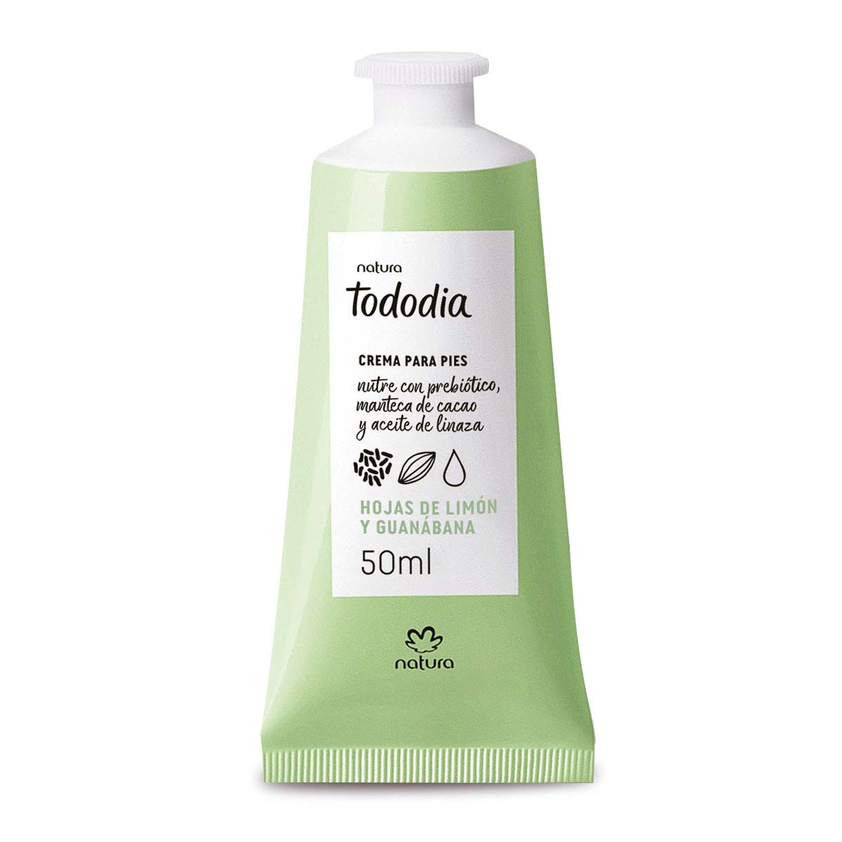 Tododia Crema nutritiva para pies hojas de limón y guanábana  50 ml
