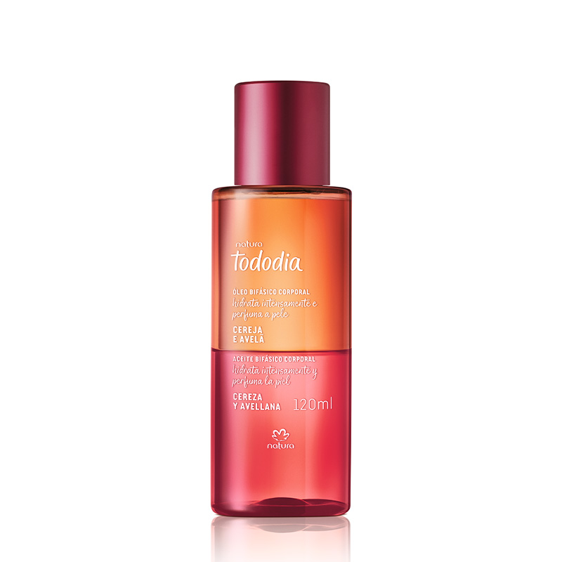 Tododia Óleo bifásico corporal cereza y avellana 120 ml