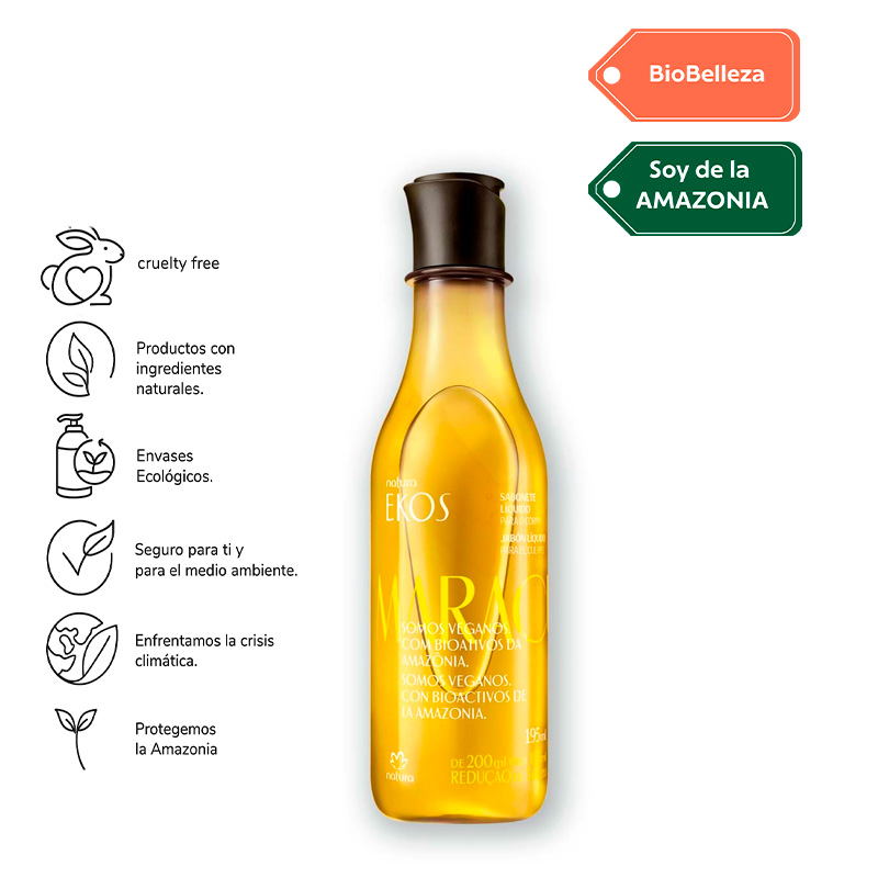 Ekos Jabón líquido corporal maracuyá 195 ml