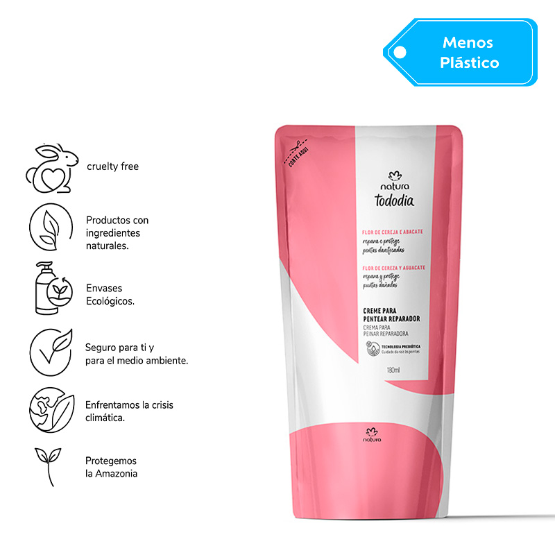 Repuesto Tododia Crema para peinar reparadora reparación 180 ml