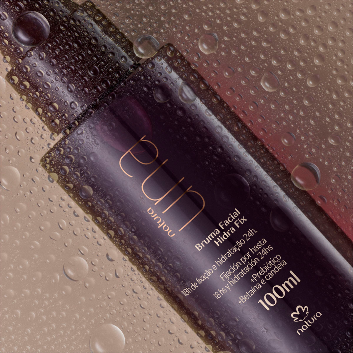 Una Bruma facial hidratante fijadora  100 ml