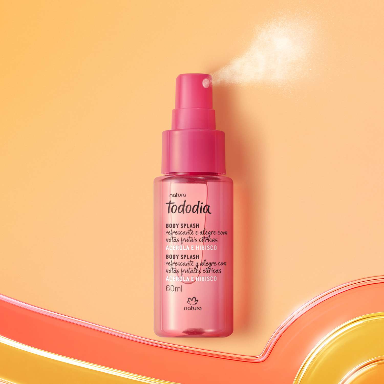 Mini Body Splash Tododia Acerola y Hibisco 60 ml