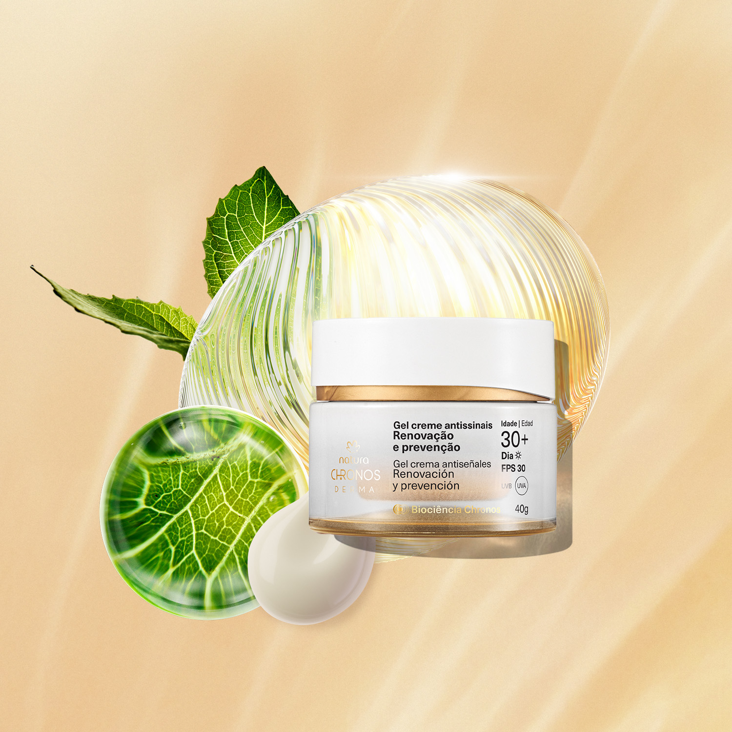 Chronos Gel crema antiseñales renovación y prevención 30+ día  40 g