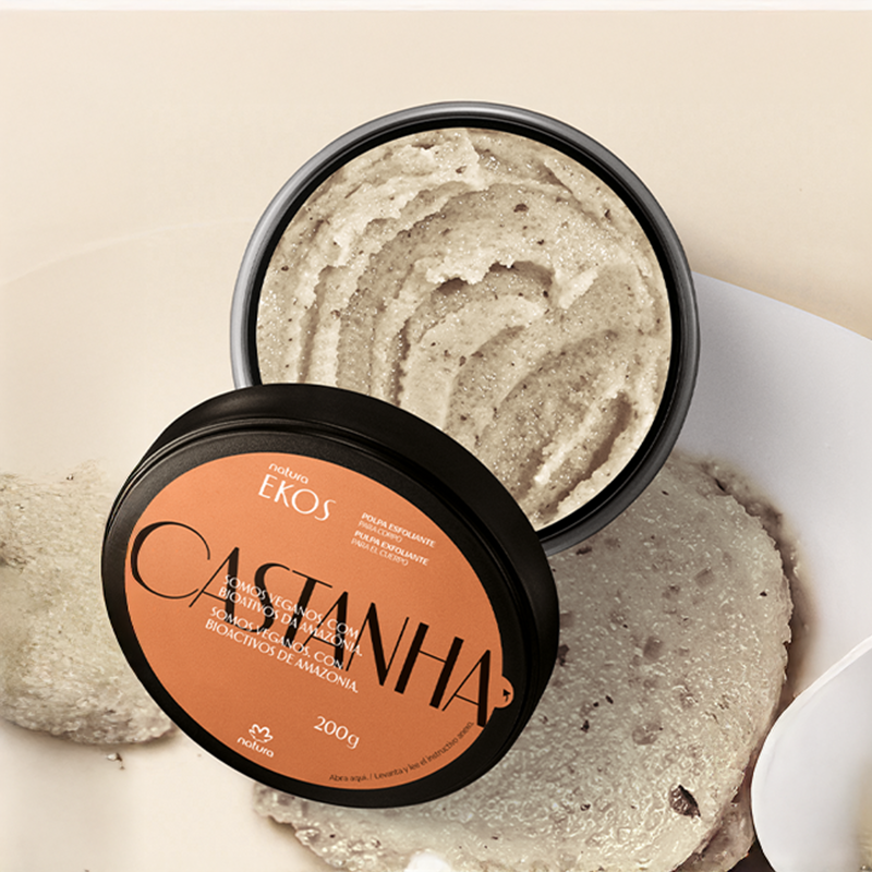 Ekos Exfoliante corporal castaña 200 g