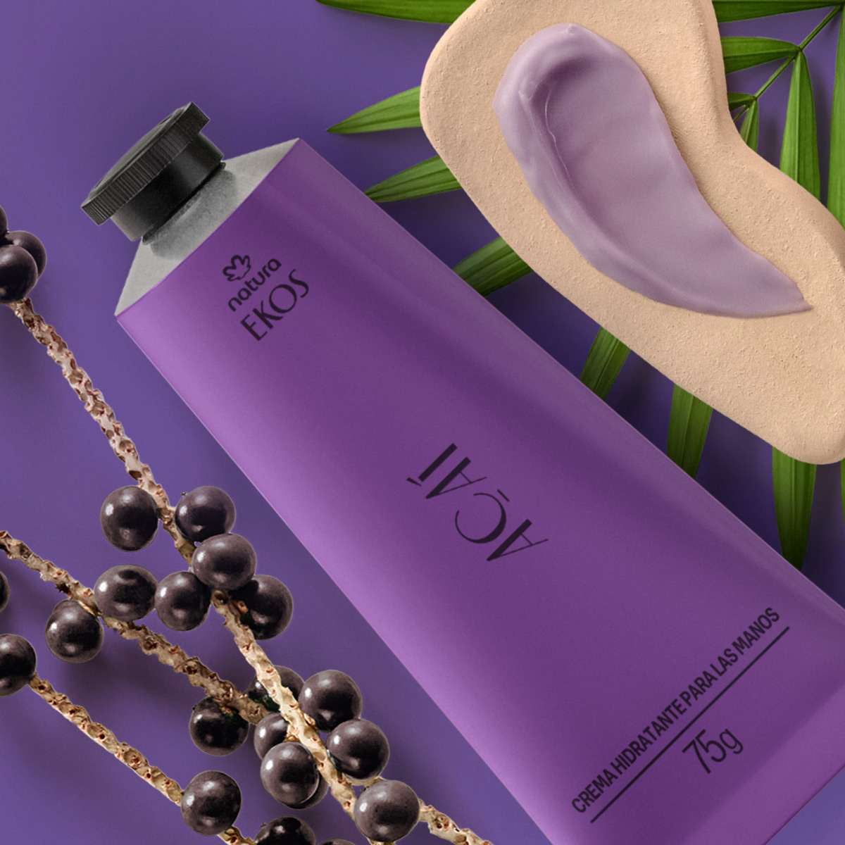 Crema Hidratante para Manos Ekos Açaí