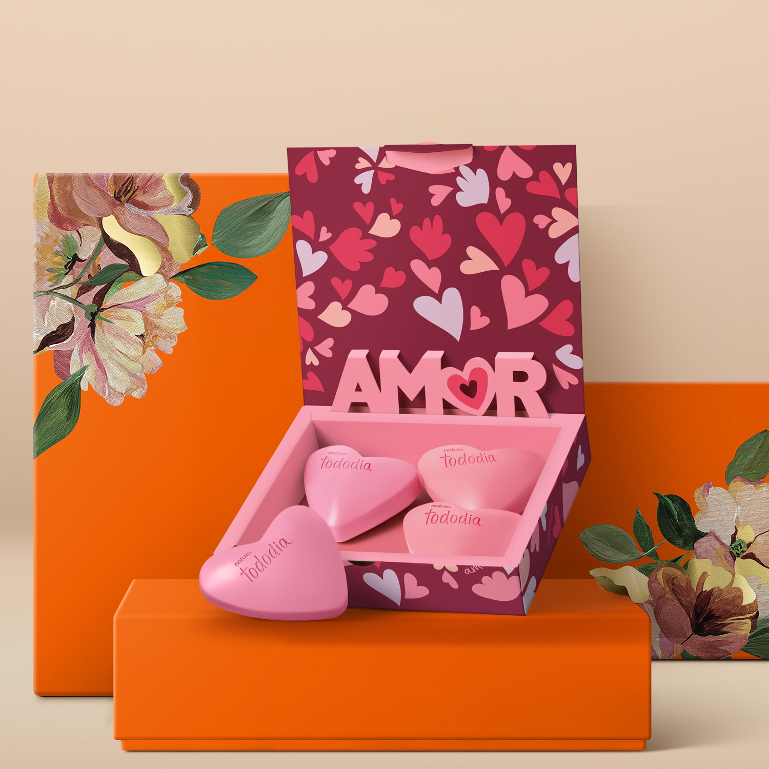 4 Jabones Edición Especial Madres (2 frutos rojos + 2 frambuesa y pimienta rosa)