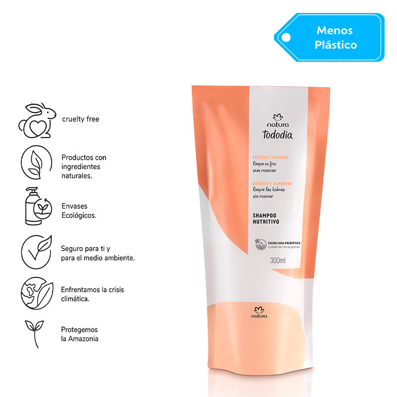 Repuesto Tododia Shampoo nutritivo nutrición 300 ml