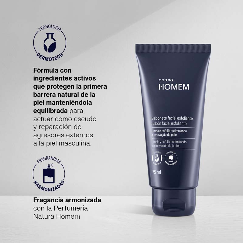 Exfoliante Facial Homem