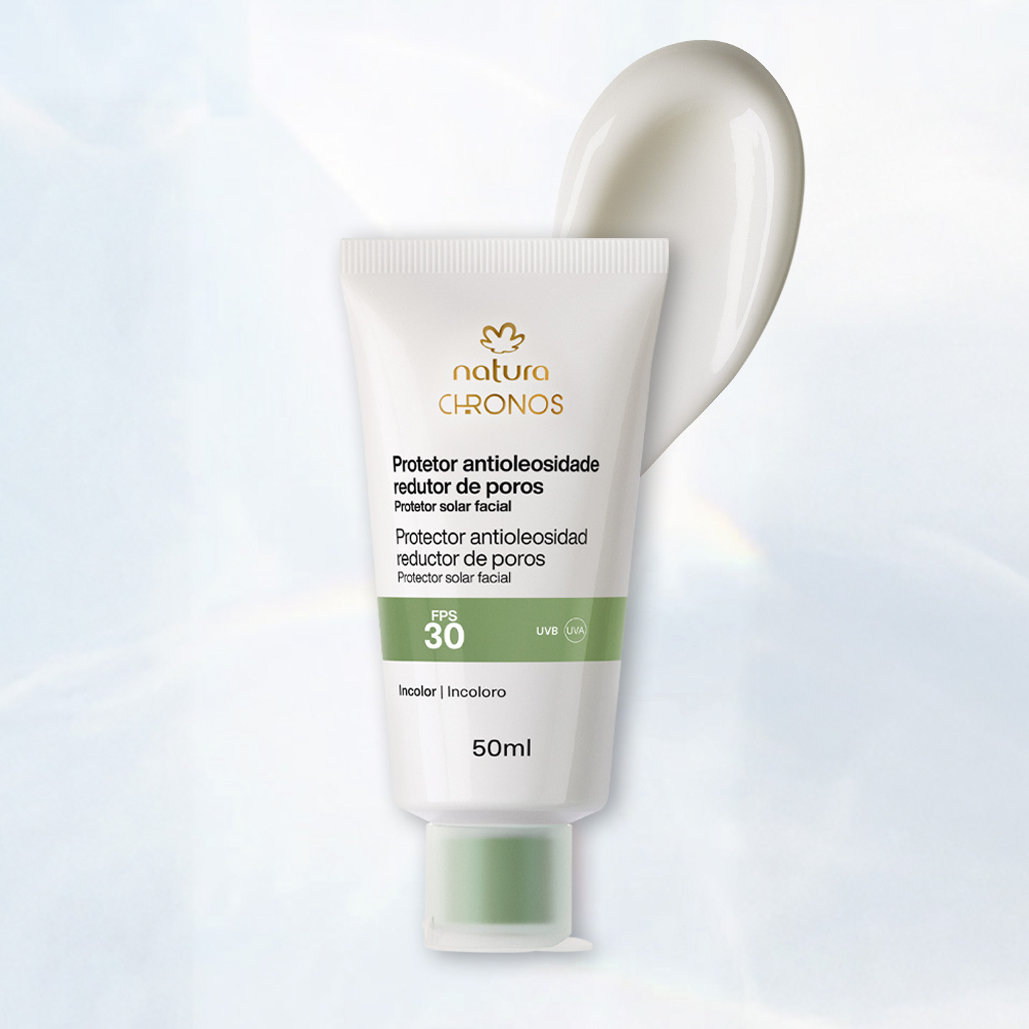 Chronos Derma Protector antioleosidad reductor de poros FPS 30  incoloro 50 ml