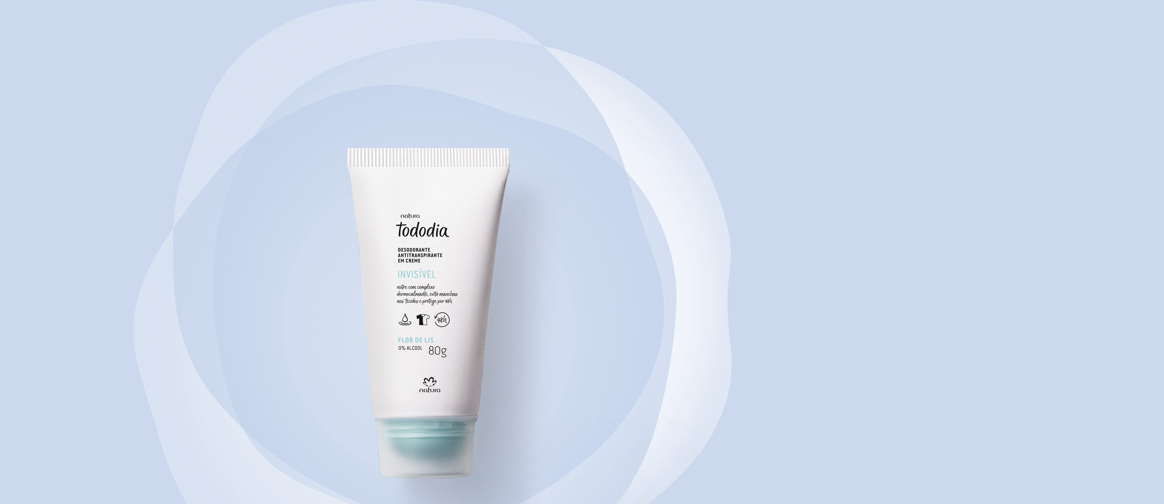 Desodorante Antitranspirante en Crema Tododia Leche de Algodón