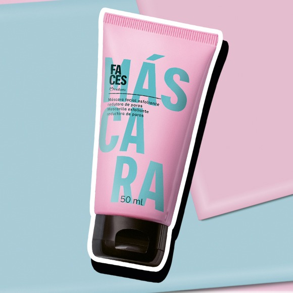 Faces Mascarilla exfoliante reductora de poros  50 ml