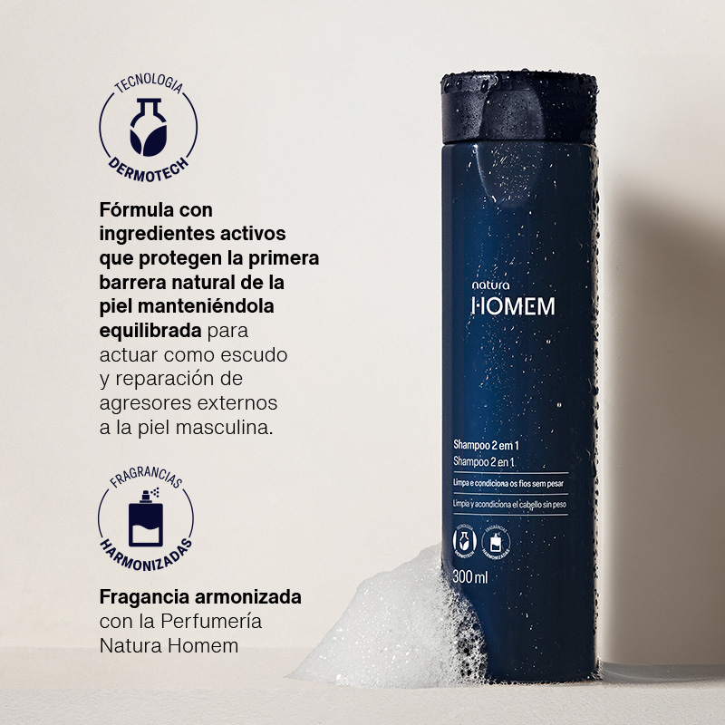 Shampoo 2 en 1 Homem