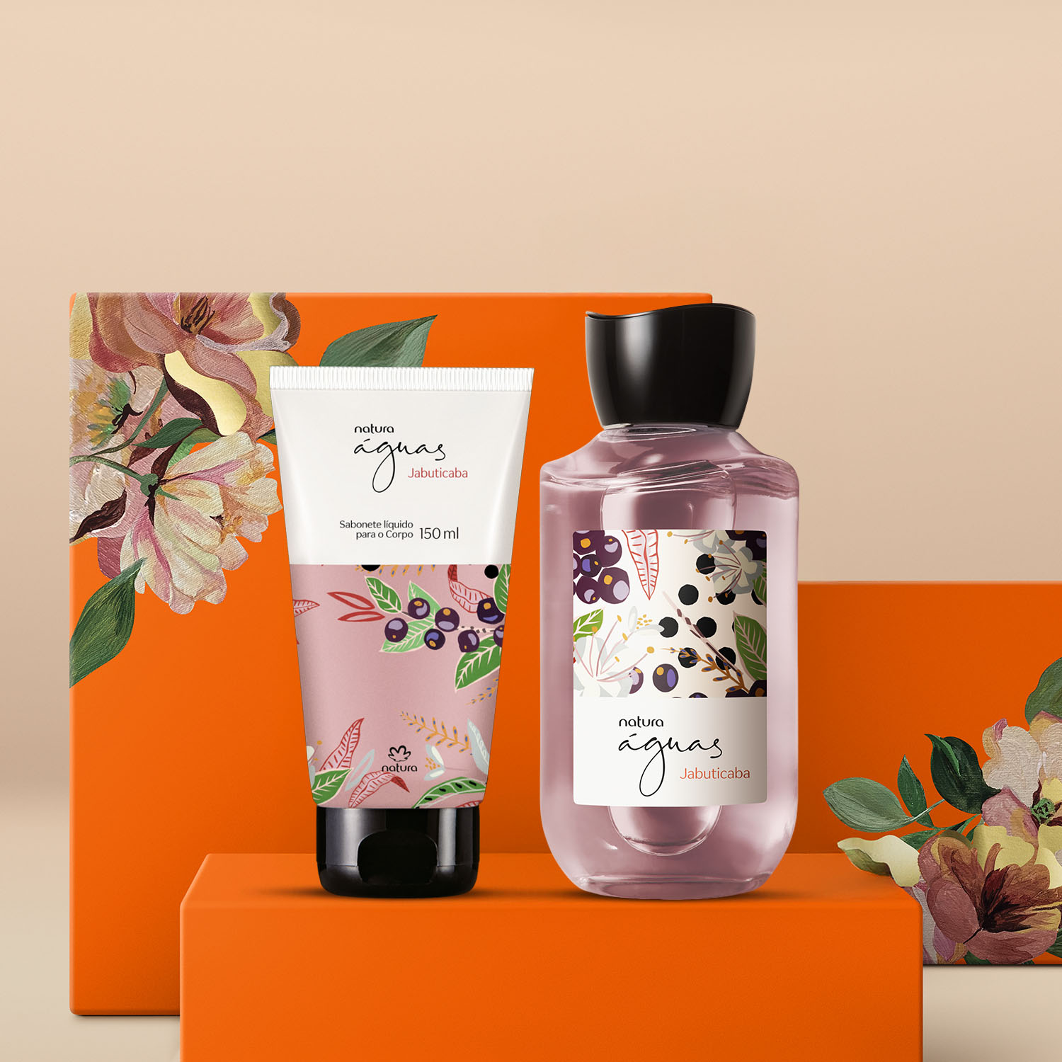 Regalo Madres Águas Jabuticaba (1 colonia femenina + 1 jabón líquido)