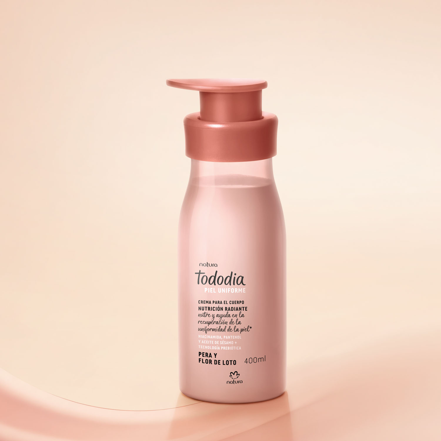 Crema Corporal Nutrición Radiante Tododia Pera y Flor de Loto