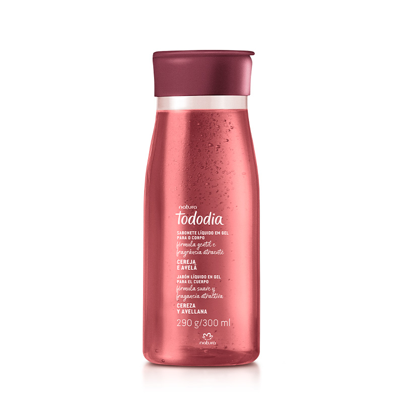 Tododia Jabón líquido en gel cereza y avellana 300 ml