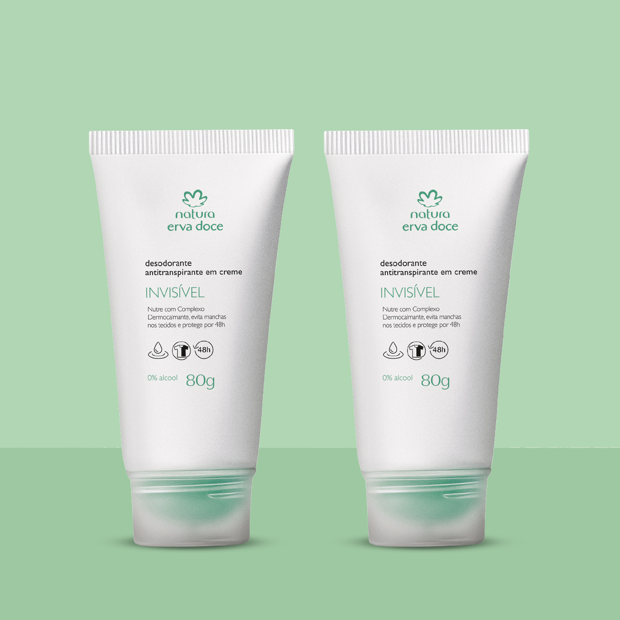Kit Desodorante Antitranspirante en Crema Erva Doce