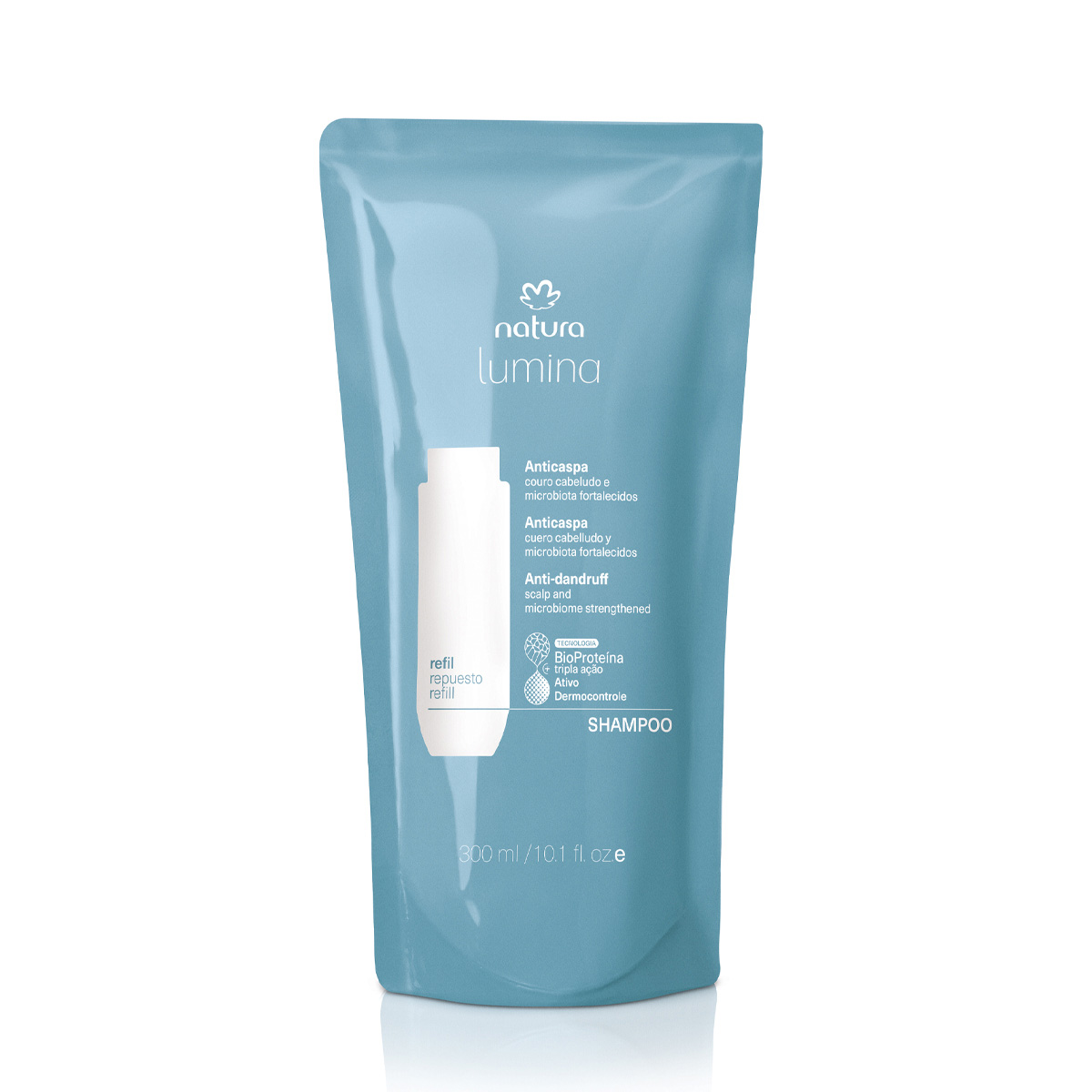 Repuesto Lumina Shampoo reequilibrante anticaspa y equilibrio 300 ml